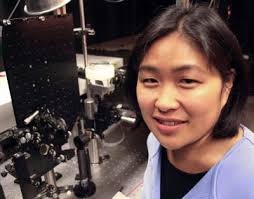 Caption: Stephanie T. Ota, a doctoral student at the University of Oregon, has completed experiments that show how surface water ... - 32103_web