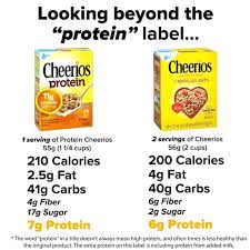 how many calories in a cup of cheerios protein food labels cheat day design how many
