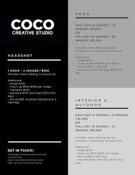Ratecard Coco Creative Studio
