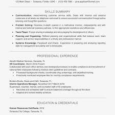 Educational background is more than a certificate. Resume Example With A Key Skills Section
