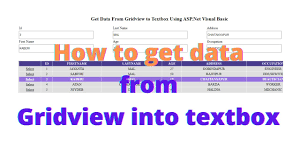 to textbox using asp net visul basic