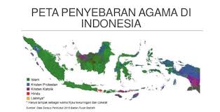Penjelasan peta penyebaran islam di indonesia sbb: Persebaran Agama Kristiani Islam Dan Agama Lain Di Indonesia Pada Masa Kolonial Berpendidikan Com