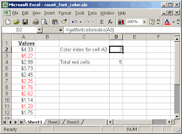 ms excel 2003 count the number of