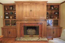 custom woodworking fireplace mantel