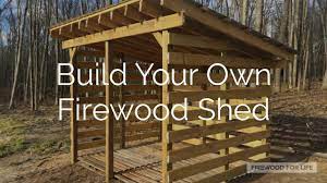 how to build a firewood shed you