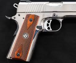 ruger sr1911 45 acp pistol high polish