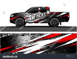 Truck Graphic Vector Abstract Grunge Background Design For