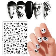 Amazon.com: Disney Mickey Mouse Nail Stickers Cartoon Nail Art Decals 3D  Self Adhesive Cute Anime Nail Sticker Kawaii Designer Nail Decoration for  Girls Kids Women Manicure Tips Decoration Supplies (6 Sheets ) :