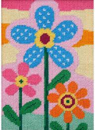 Three Flowers Needlepoint Kit