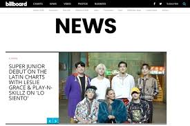 Super Junior Debuts On Billboard Latin Chart Korea Net