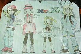 Pokemon Drawings: Pokémon the Series: XY&Z Characters