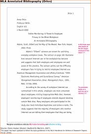 Annotated Bibliography Templates   Free Word   PDF Format    