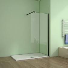 wet room easy clean glass sliding door