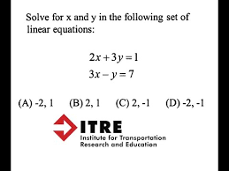 Linear Equation Example Problem Solve