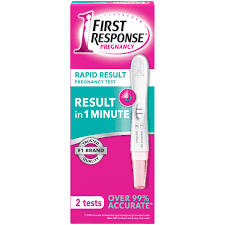 First Response Rapid Result Pregnancy Test 2 Pack Walmart Com