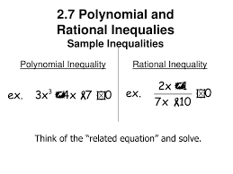 Rational Inequalies Sample Inequalities