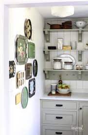 vintage metal tray gallery wall wall
