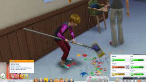 mod the sims kids make less mess