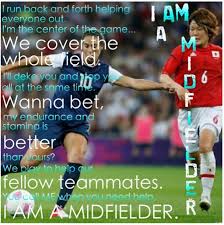 I am a midfielder | soccer | Pinterest | I Am, Numbers and Fields via Relatably.com