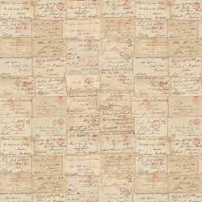 Love Letter Wallpaper Parchment By