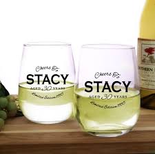 Customized 17 Ounce Stemless Wine