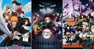 the top 10 anime series that are great