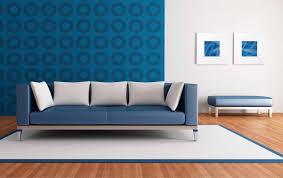 How To Colour Match With Blue Wallpaper