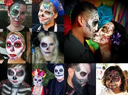 face painting la day of the dead dia