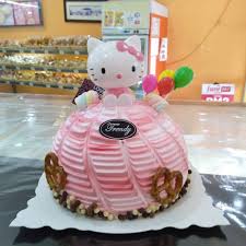 o kitty big cartoon cake 1