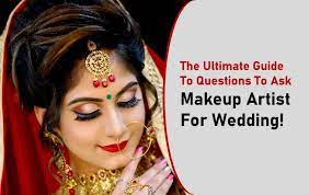 ask makeup artist for wedding