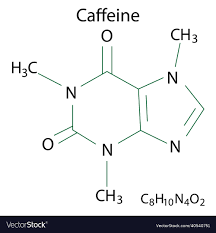 caffeine chemical structure skeletal