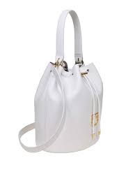 Star star star star star. Furla Corona White Leather Medium Bucket Bag Bucket Bags 1007817