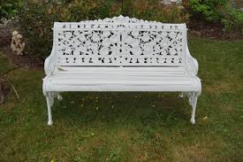 Cast Iron Coalbrookdale Style Garden Bench