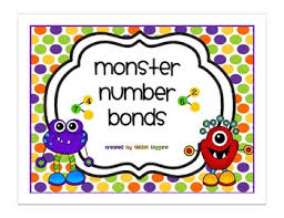 Monster Number Bonds Flip Chart