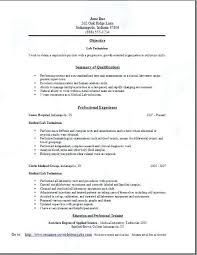 Laboratory Assistant Resume Foodcity Me