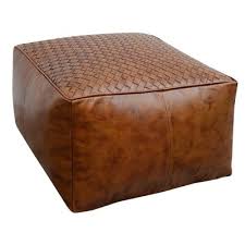 Leather Ottomans Livingstyles