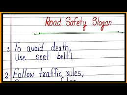 10 best road safety slogan in english