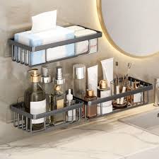 light luxury shower gel shelf metal