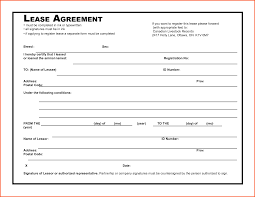 Short Term Rental Agreement Example Lease Form Contract Sample