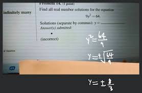 Number Solutions For The Equation 9y2