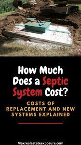 septic system costs pros and cons