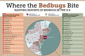 Where The Bedbugs Bite Mapping Reports Of Bedbugs In The