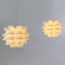 Modern Lotus Flower Lampshade Lamp