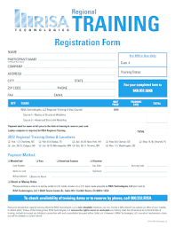 18 Printable Registration Form Sample Templates Fillable