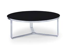 Finn Circular Coffee Table Black
