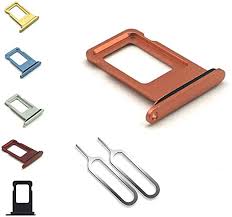 Place the new sim card into the tray—it will fit only one way, because of the notch. Amazon Com Nano Sim Card Holder For Iphone Xr Replacement Pink Sim Card Slot Socket Tray Support With 2 Removal Eject Tools