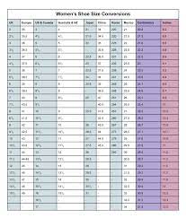 international shoe size conversion chart