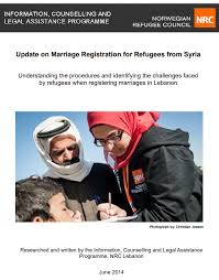 Read writing from norwegian refugee council on medium. Update On Marriage Registration For Refugees From Syria Understanding The Procedures And Identifying The Challenges Faced By Refugees When Registering Marriages In Lebanon