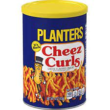 planters cheez curls cheese flavored