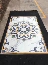 decor tile rangoli carpet tile ceramic